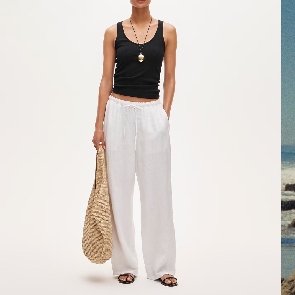 J.Crew Soleil pant in linen